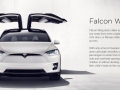 Tesla Model X Falcon Wings