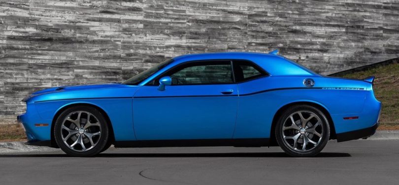 2017 Dodge Challenger side view 810x377