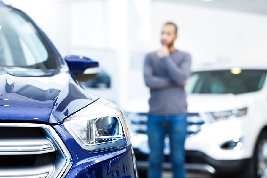 He buy a car