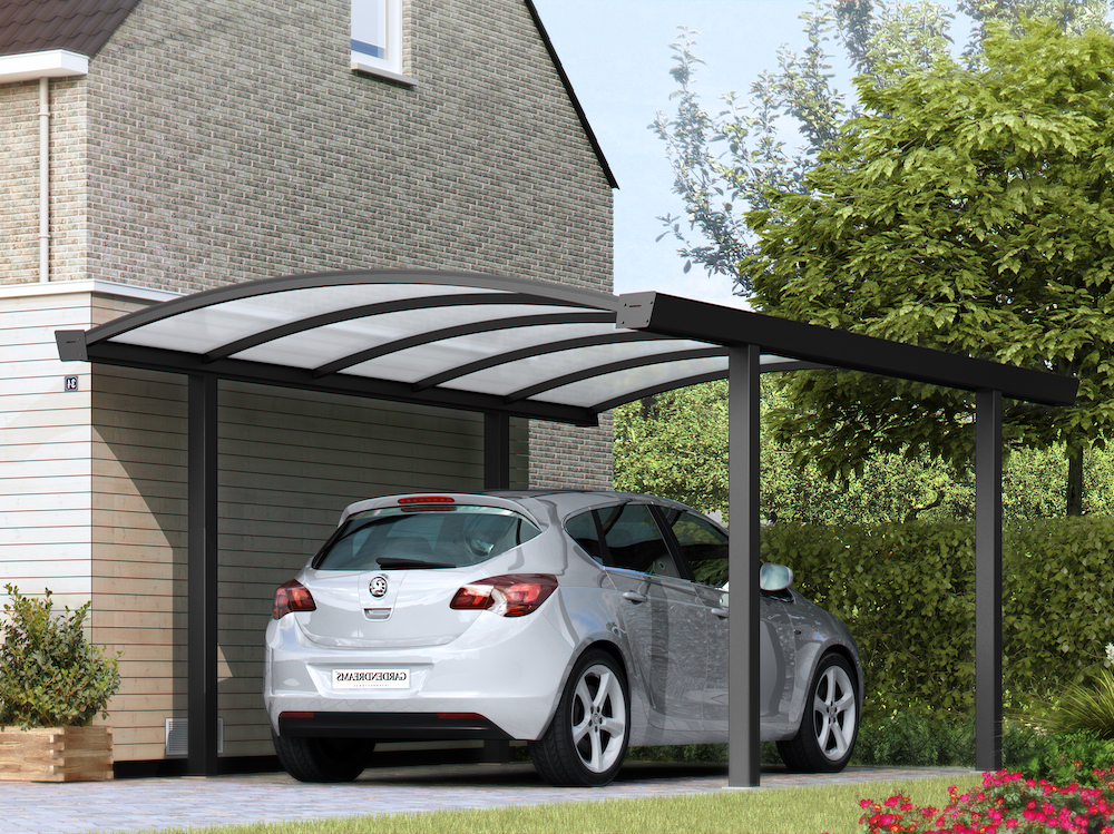 aluminium carport met rond dak gardendreams